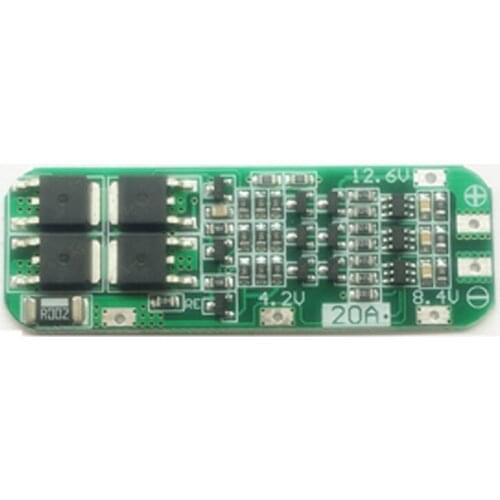 BMS 3S 12.6V 20A lithium battery protection board (built-in Recovery function -AUTO Recovery)