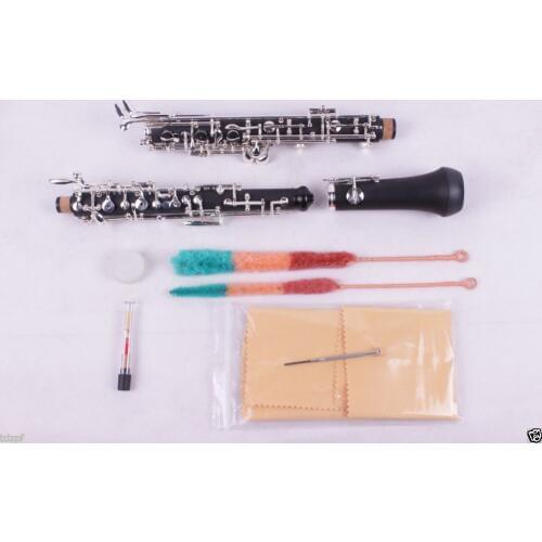 Professional oboe C key Ebonite Wood 3rd Octave left F Resonance F with case
