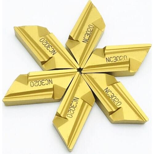 10PCS lathe tool KNUX160405R NC3020 KNUX160405L metal original KNUX 160405 steel machining cutting tool CNC turning insert