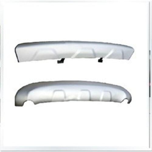 Aluminum alloy front and rear Bumper Protector Skid Plate cover fit for hyundai IX35 2009-2012 Auto parts