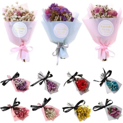 1PC Mini Babysbreath Dried Flower Gypsophila Natural Dried Plants Daisy Floral Bouquets Party Supplies Home Decor Art Craft