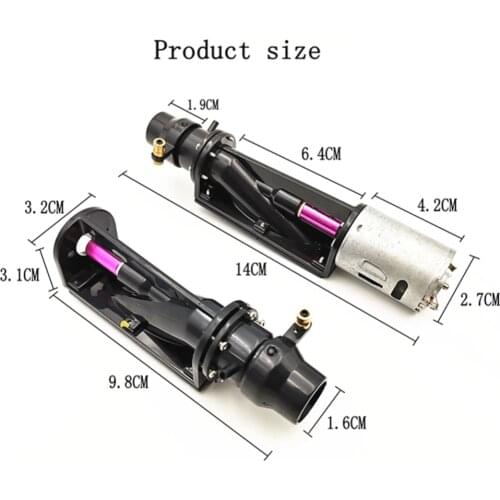 Wireless Remote Control Pump Spray Thruster Water Turbo Power Servo Jet for RC Boat