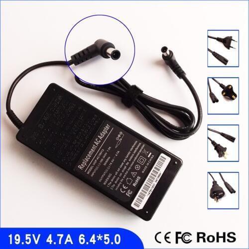 19.5V 4.7A Laptop Ac Adapter Power SUPPLY + Cord for Sony VAIO PCG-61A11L PCG-41414L PCG-41413L PCG-41412L PCG-41411L PCG-61714L
