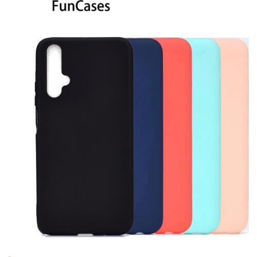 Cellphone Cases For capinha Huawei Nova 5 Telefoon Solid Color Phone Case sFor Huawei para Nova 3 3i 4 Plus Soft TPU Protector