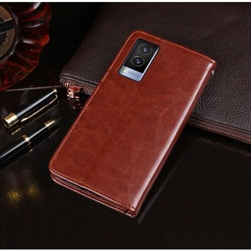 Case For Vivo V21e 5G Case Cover High Quality Flip Leather Case For Vivo V2055 Cover Capa Phone bag Wallet