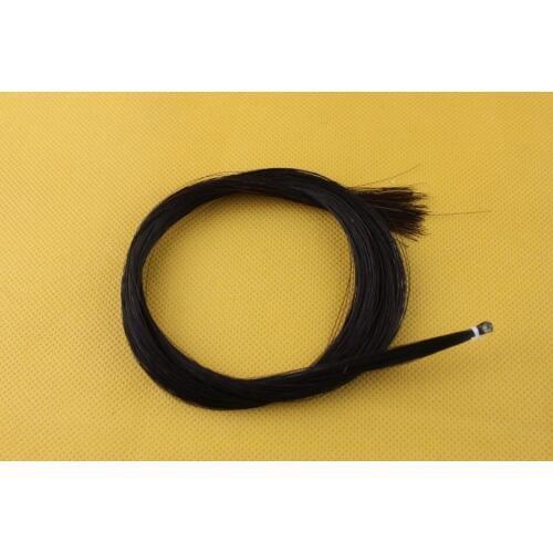 5 hanks Black Horse Tail Hair Violin Bow hair Mongolian Horse hair
