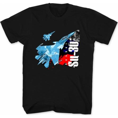 Russian Air Force Sukhoi SU-30 MKI Jet Fighter T-Shirt. Summer Cotton Short Sleeve O-Neck Mens T Shirt New S-3XL