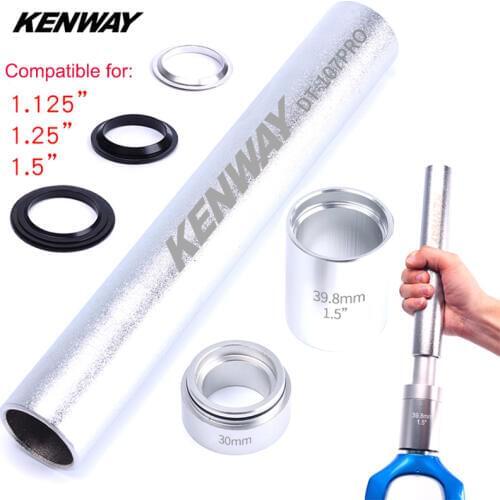 RISK Mountain Bike Fork Base Installation Tool Road MTB Bicycle Headset Bottom Washer Setting Tool for 28.6mm 1.5" 1.25" Fork