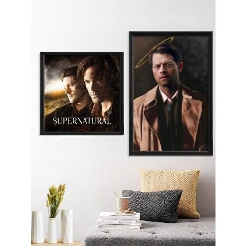 Painting Drama Poster Wall Sticker Supernatural-Season TV Show Home Decoration Room Picture Art Poster