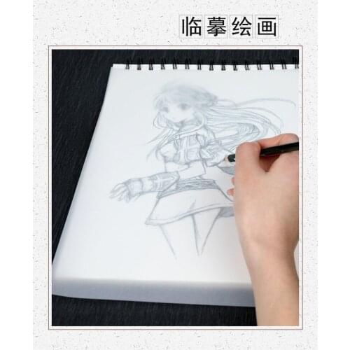 100Pcs/Lot Copy Paper A4 Transparent Paper Pen Calligraphy Paper Rubbing Paper Calligraphy Drawing