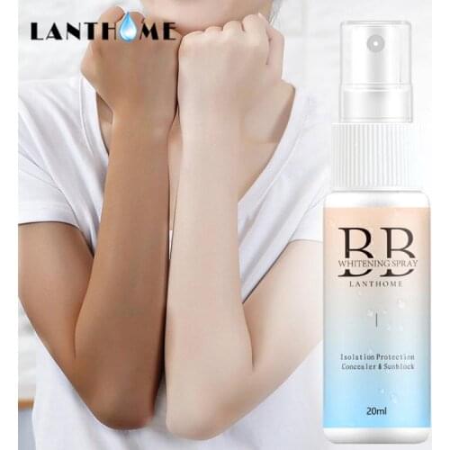 Body Face Skin Whitening Makeup BB Cream Spray Isolation Moisturizing Refreshing Make Up Skin Liquid Foundation Cosmetic 20ml