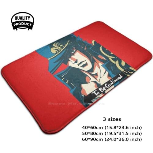 Jotaro Kujo - JojoS Bizarre Adventure - Manga Soft House Family Anti-Slip Mat Rug Carpet Jotaro Kujo Jojos Bizarre Adventure