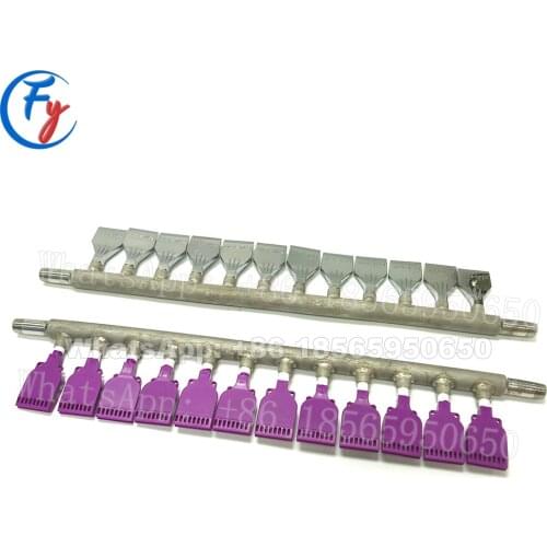 Stainless steel 70cm wide 12 holes high impact nozzle-connectors, air blowing nozzle rod, 12 holes windjet nozzle connectors