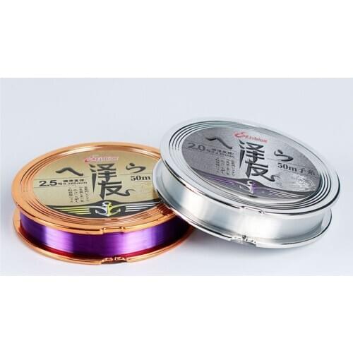 Nylon Fishing Line Durable Rock Sea Fishing Line Thread Super Tensile Fishing Line 50m 110m 500m Soft Thread Size 0.4 to 10.0