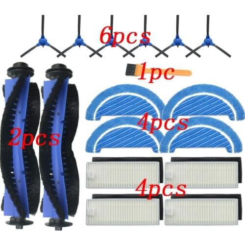 Dust Hepa Filter Side Brush Mop Pad Replacement Kits for Cecotec Conga 1090 Robotic Vacuum Cleaner Spare Parts