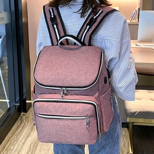 Mommy Diaper Bags Landuo Mother Large Capacity Travel Nappy Backpacks With Changing Mat Convenient Baby Nursing Bags