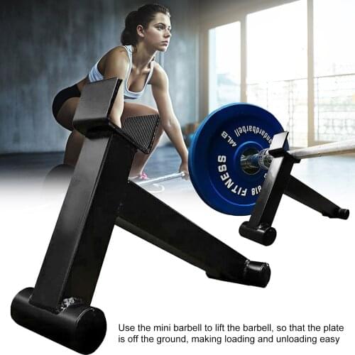 Deadlifting Unload Barbell Jack For Loading & Unloading Weight Plates Weight Lifting Fitness Gym Equipment Accessories