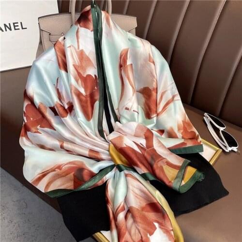 Hot Scarf Shawl Silk Wool Scarf High Quality Women Autumn Winter Women Scarf Mother Gift