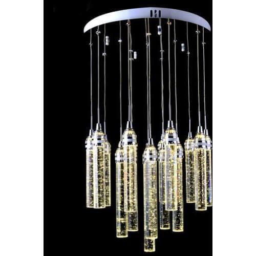 LED Bubbles Crystal Pendant Lamp Modern LED Pendant Light Lighting Bar Salon Pendant Lighting 110-220V LED light