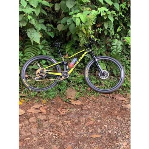 Love Freedom 27 Speed Aluminum Alloy Bicycle 29 Inch Mountain Bike Variable Speed Dual Disc Brakes Bike Free Deliver carbon