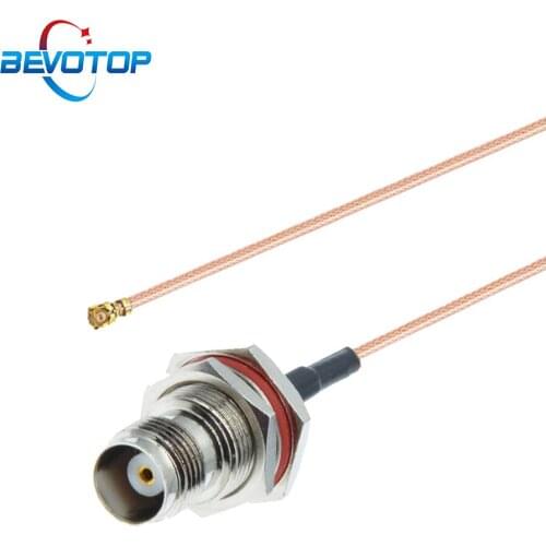 Waterproof Bulkhead TNC Female to IPX U.FL IPEX1 Female Jack RG178 Pigtail Coaxial Mini PCI WIFI WLAN Antenna Extension Cabble