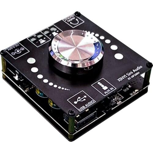 XY-AP100H 100W+100W Dual TPA3116D2 Bluetooth 5.0 Stereo Audio Digital Power Audio Amplifier Board AMP Amplificador AUX