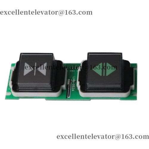 LHB-052A White Closed Door And Green Open Door Elevator Push Button Use for Mitsubishi