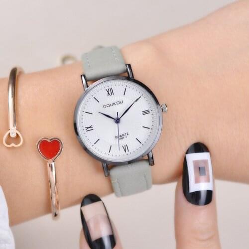 Roman numeral Women Watches Fashion Leather Ladies Watch Waterproof Female Quartz Wristwatch Relogio Feminino Reloj Mujer 2019