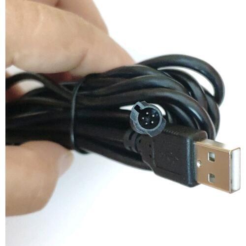 1pcs Android vehicle mounted large screen navigation dash cam USB to 5-pin 5-hole docking camera power cable