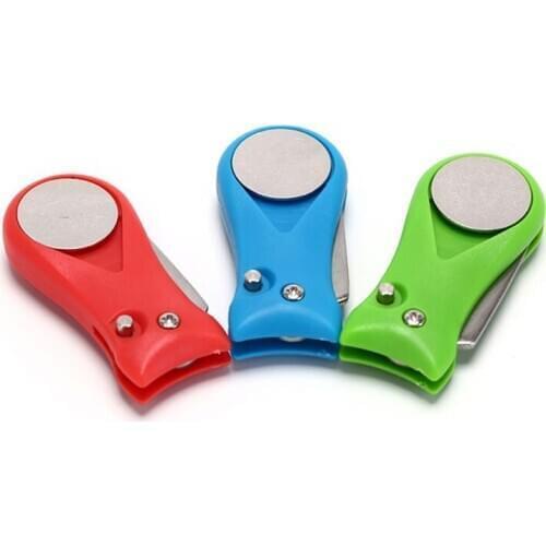 1 Pcs Golf Divot Repair Tool Switchblade Pitch Nut Reiniger Golf Pitchfork mit Golf Marker Drop Schiff Plastic Handle and SS304