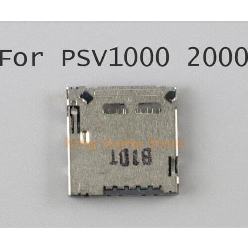 1pc/lot Orginal used Memory Card Slot game card slot socket For ps vita psvita psv 1000 2000 SD card slot socket Parts