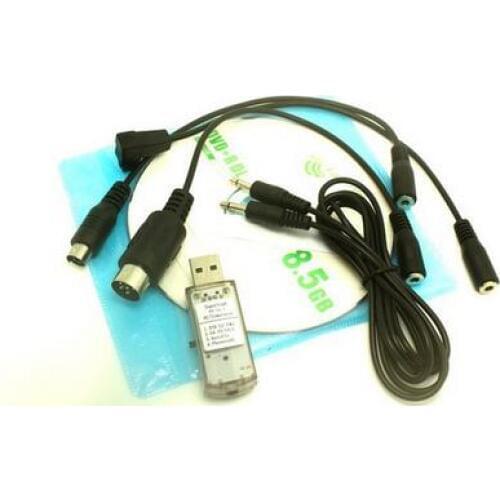 10pcs/lot G7 Simulator DONGLE &4.0 22 in 1 USB Adapter Cable fit for RC Realflight Helicopters VRC2 FMS XTR Online RC Airplane