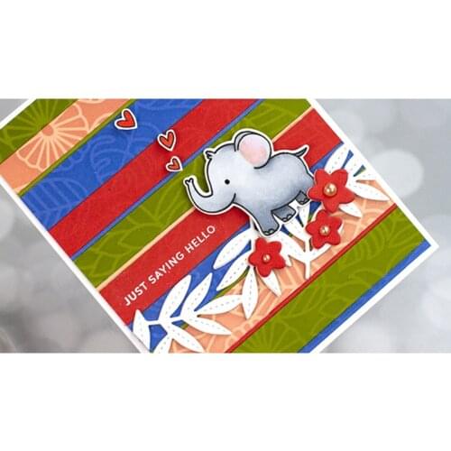 5PCS/Metal Cutting dies cut die mold Personality stripes decoration Scrapbook paper craft knife mould blade punch stencils dies