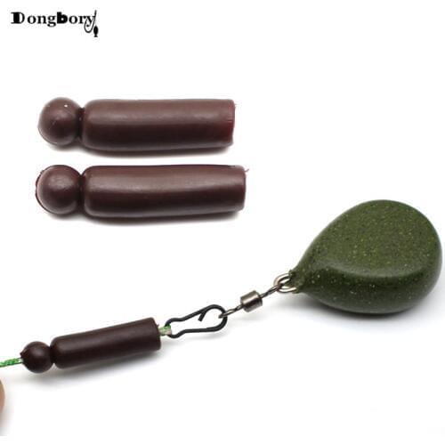 20 PCS Covert Buffer Beads Muddy Knot Protector Beads Standard for Helicopter Rig Carp Fishing Terminal Tackle