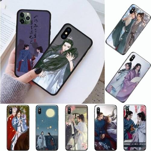 WORD OF HONOR Shan He Ling cartoon luxury design Phone Case shell for iPhone 11 12 pro XS MAX 8 7 6 6S Plus X 5S SE 2020 XR