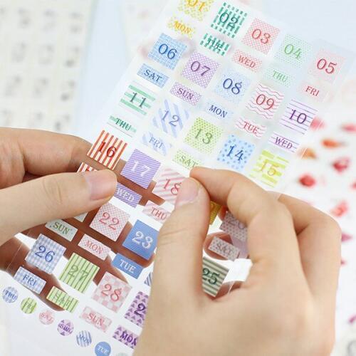 1pcs Decorative stickers hand stickers animal rainbow travel lip print hand-painted series of payday variety