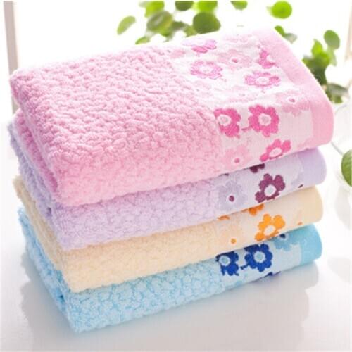BEI 100% Bamboo fiber Towel Face Hand Towels bathroom cleaning Floral Soft Towel Sets wholesale High quality baby feeling towels