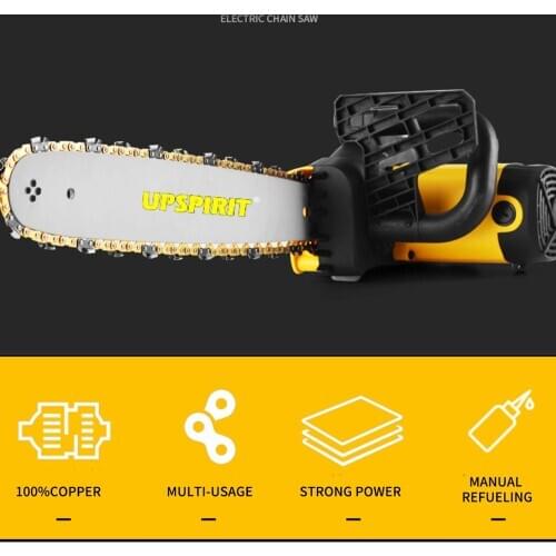 Power tool 16 inch electric chain saw high power logging saw household chain saw portable woodworking chainsaw