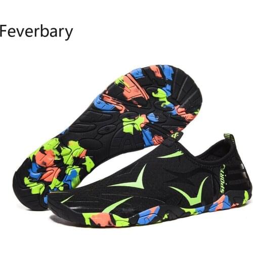 Feverbary Aqua Shoes Summer Breathable Men Outdoor Sneakers Climbing Shoes Women Swimming Quick-dry Water Boots