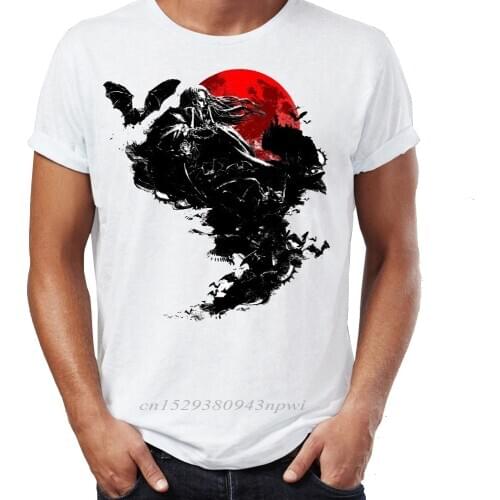 Brand New Men T Shirts 100% Cotton Castlevania Simon Belmont Artsy Awesome Artwork Printed O-neck Tee Shirts Oversize