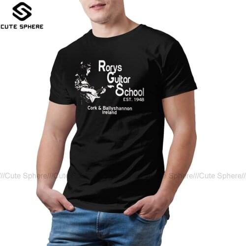 Rory Gallagher T Shirt New Rory Gallagher Tribute Rorys T-Shirt Cotton Plus Size Tee Shirt Casual Mens Tshirt