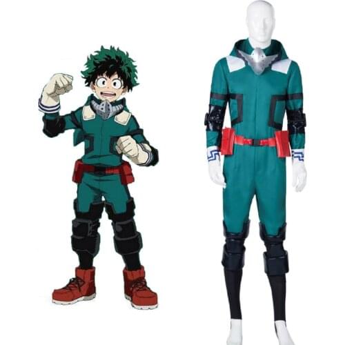 Anime My Hero Academia Cosplay Costume Midoriya Izuku Deku Cosplay Halloween Clothes For Women Men Unisex