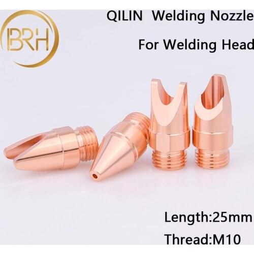 M10 QiLin Fiber Welding Nozzles Laser Welder Gun Head Nozzle Copper Equipment