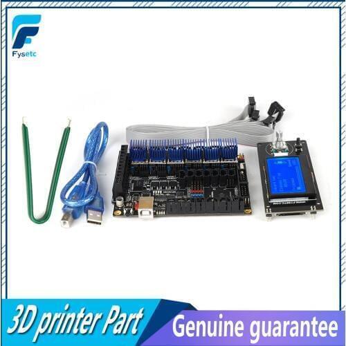 3D Printer Motherboard FYSETC F6 V1.3 Board + MINI12864 LCD Display mini 12864 Screen + 6 PCS DRV8825 Stepper Motor Driver