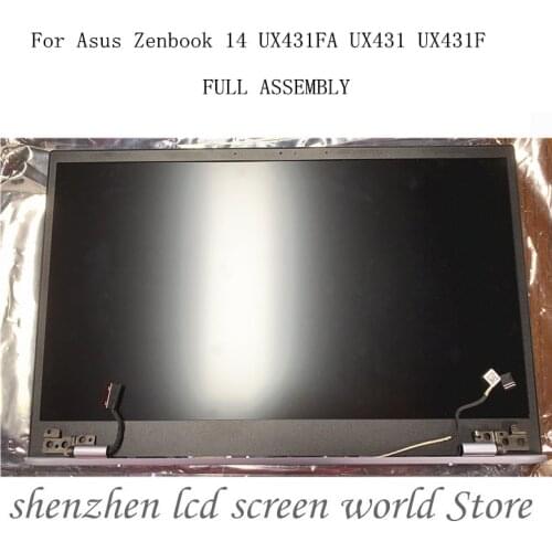 Original Full Assembly For Asus Zenbook 14 UX431FA UX431 UX431F Laptop LED LCD FHD Screen Digitizer Glass Replacement