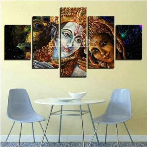 Full square / round 5d diy diamond painting Indian character portrait 3D diamond embroidery mosaic