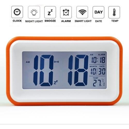 Hot Table Alarm Clock Led Digital Despertador Childrens Digital Bedside Alarm Clocks Desktop Kids Wekker Kinderen Led Saat