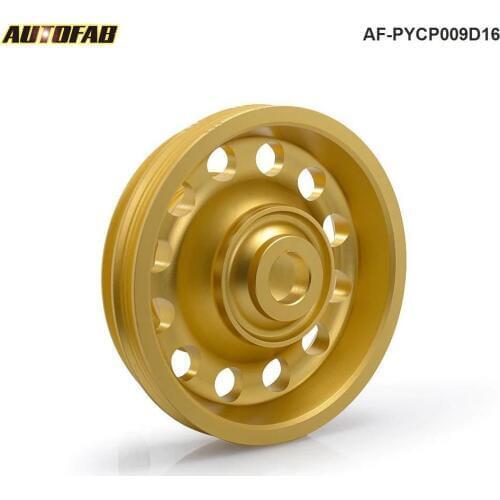 Belt Crankshaft Pulley Light Weight Aluminum For Honda 92-95 Eg Ej Civic SOHC AF-PYCP009D16