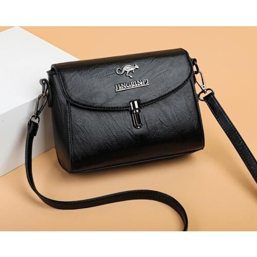 Women 2021 Messenger Bag Vintage Soft Leather Women Shoulder Bags Luxury Handbags Women Bags Designer Small Crossbody Bags for