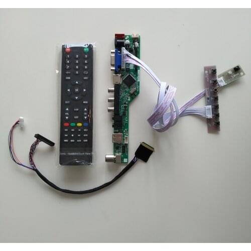 TV AV USB VGA AUDIO LCD LED card Controller Board kit For LTN173KT01 LTN173KT02 LTN173KT03 1600X900 17.3" screen